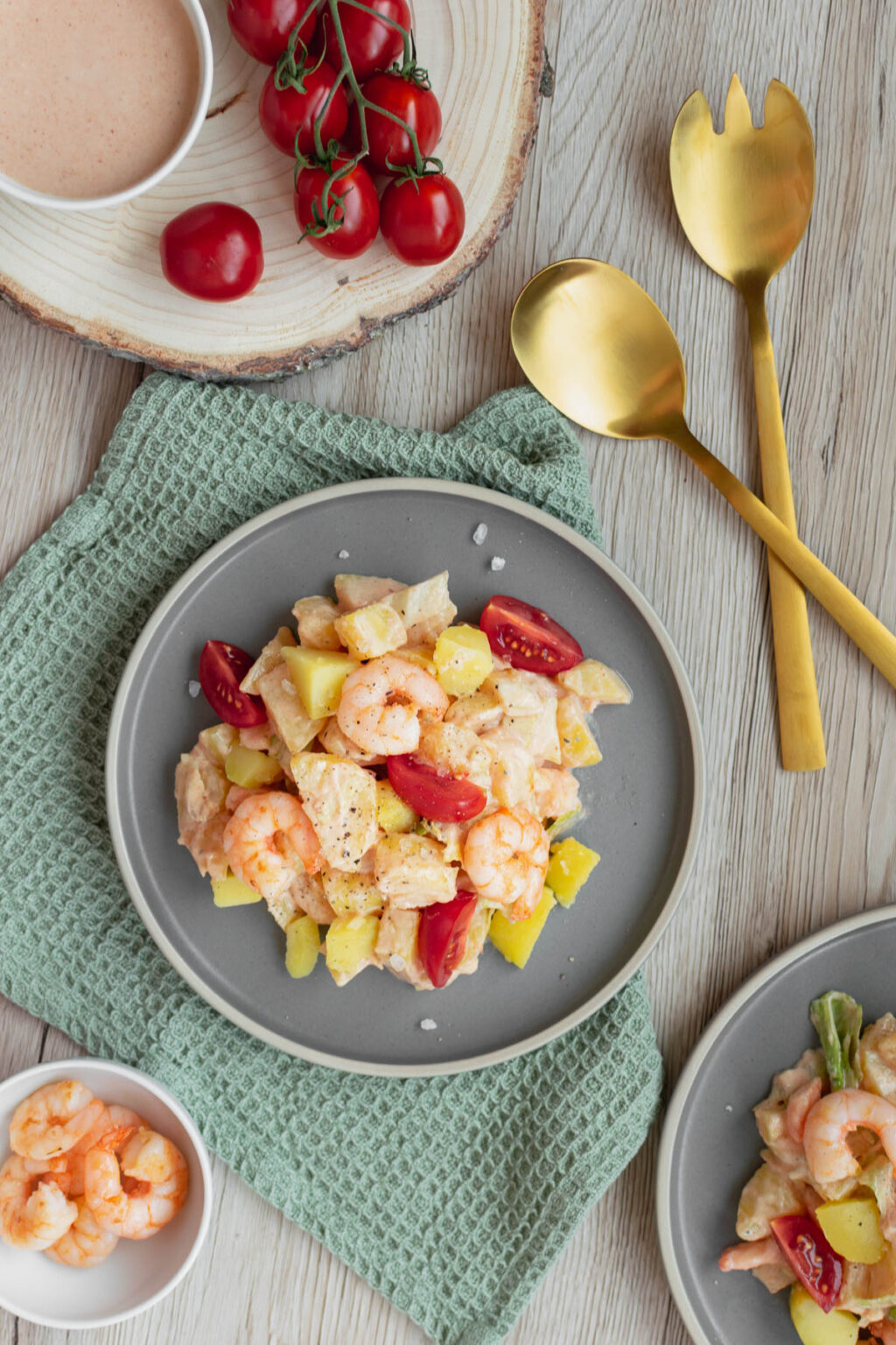 Garnelensalat mit selbstgemachter Cocktailsoße - Einfach Natürlich Kochen