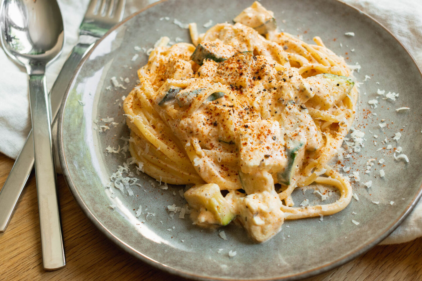 Schnelle Zucchini Nudelsoße - Einfach Natürlich Kochen