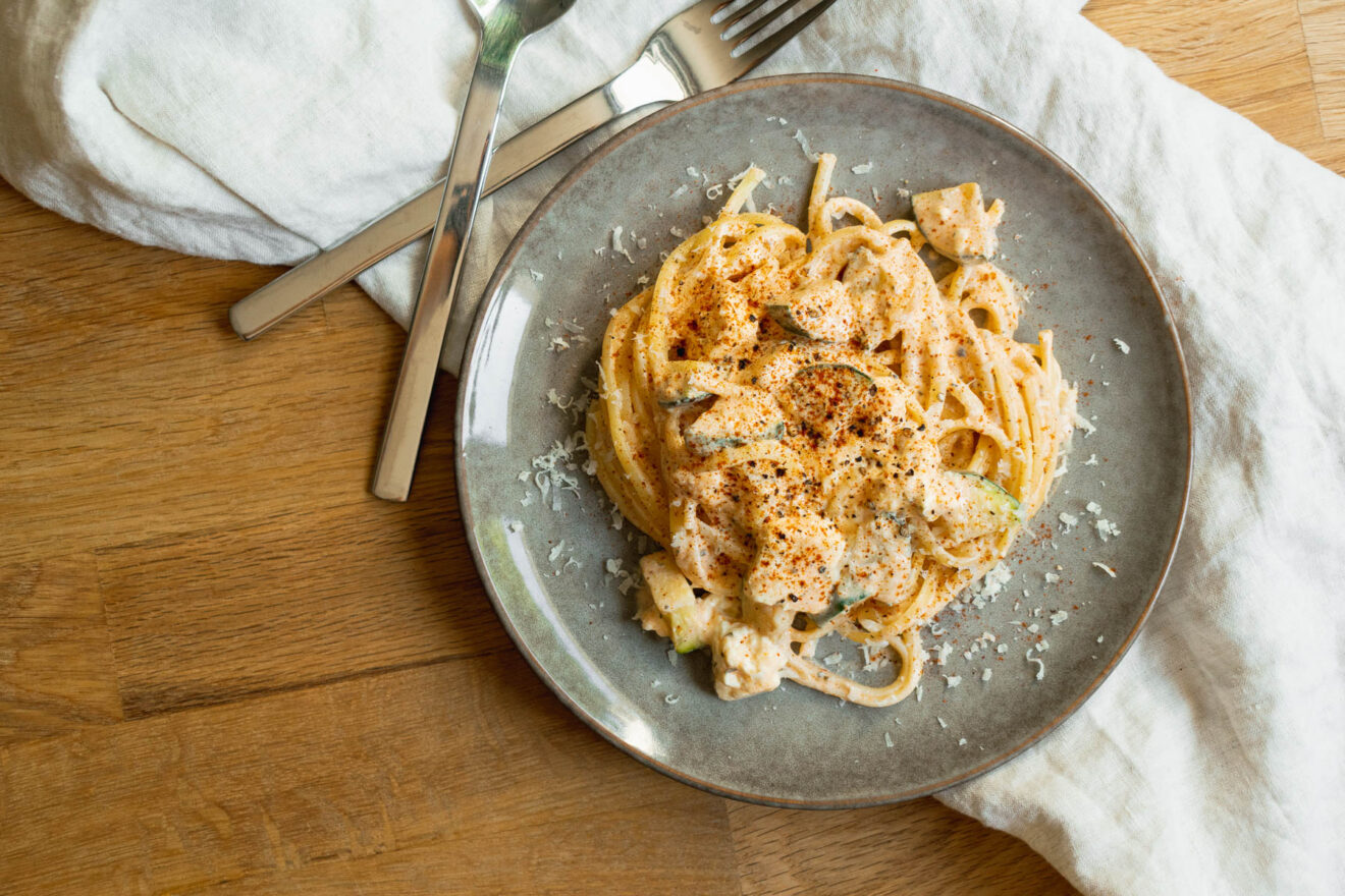 Schnelle Zucchini Nudelsoße - Einfach Natürlich Kochen