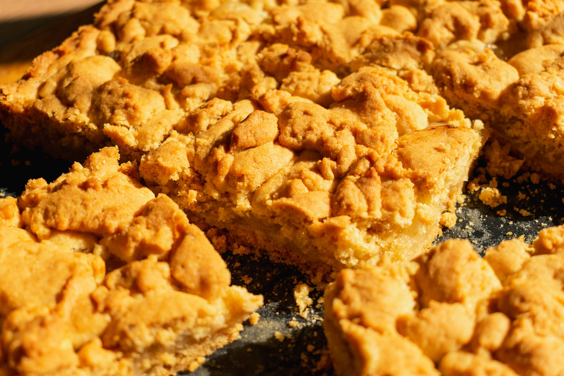 Apfelstreuselkuchen vom Blech - Einfach Natürlich Kochen